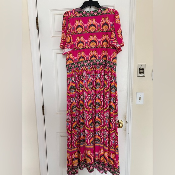 Boden Pink and Green Maxi Dress - Picture 5 of 5